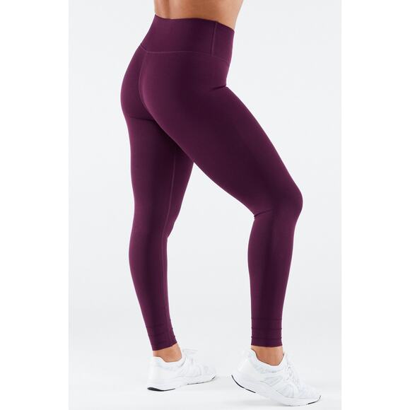 Fabletics SculptKnit High-Waisted Legging Eggplant Purple S Performance Active - Picture 2 of 6